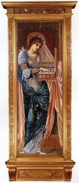 エドワード・バーン・ジョーンズ Painting - 聖セシリア ラファエル前派 サー・エドワード・バーン・ジョーンズ